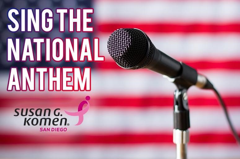 Susan G. Komen San Diego | KSON’s 2017 National Anthem Contest Winner!